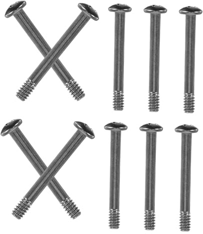 HOMOBABE 10stücke Flachkopf Selbstschneidende Schrauben Für Pc Lüfter Lange Montageschrauben Für Radiator-fans Für Computergehäuse Und Wasserkühlungen