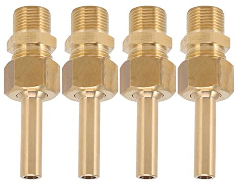 Qcwwy Boquilla de fuente de cobre fuerte para hombre, boquilla de chorro hexagonal grande, fuga rápida - combinación con fuentes individuales de alta dureza, adecuada para jardín (G3/8)
