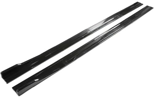 Auto Seitenschweller Für SEAT Für Leon FR 5F Für Ibiza 6J 6L Seitenschwellererweiterungen Universal Car Side Rocker Splitter Diffusor Winglet Wings Seitenschweller(Glossy Black)