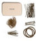 Bloch Unisex-Erwachsene Hair Kit Stirnband, braun, Einheitsgröße