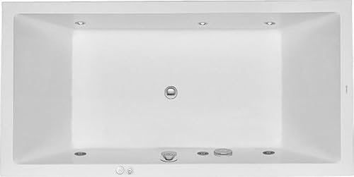 Duravit DU Whirlwanne Starck 1800x900mm Einbauvers,2 RS,m.ÜL,Jet-System,weiß