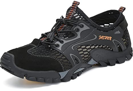 FLARUT Sandales de Marche Homme Été Sneaker Randonnée Fermées Plage Fisherman Chaussures Décontractées Respirant