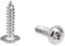 sourcing map 50stk. Selbstschneidend Schrauben Kreuzschlitzkopf 304 Edelstahl Anschluss Bolzen 2.3x10mm