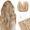 TESS Tape Extensions Echthaar Ombre Hellbraun/Blond #12/613 Haarteile Tape in Haarverlängerung Remy Human Hair Glatt 10 Stück 22(55cm)-25g