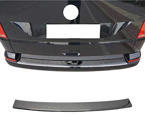 Heckstoßstangenschutz aus Edelstahl für Transporter T6, dunkles Chrom