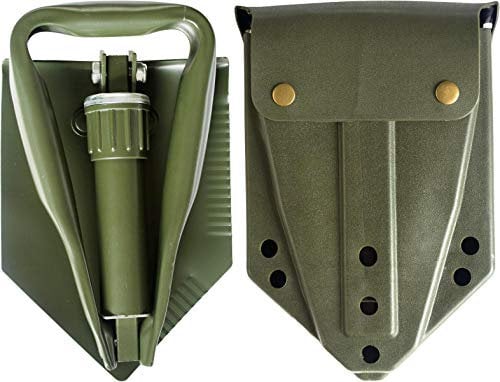 Klappspaten Neues BW Modell Original Oliv inkl. Holster Farbe Oliv