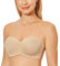 DELIMIRA Donna Reggiseno Senza Spalline Multifunzione con Ferretto Senza Cuciture Taglie Forti Senza Imbottitura Talpa Abbronzatura 6D