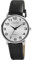 Excellanc Damen-Uhr Kunstleder Armband Dornschließe Analog Quarz 1900274 (schwarz silberfarbig)