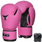Mytra Fusion Guantoni da Boxe Donna guantoni da boxe MMA allenamento pugni kickboxing guanti (Pink, 14-oz)