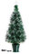 Magie di Natale Albero di natale in fibre ottiche bianco caldo e RGB da interno con vaso (100 cm)