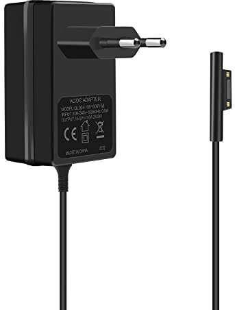 Surface Go Ladegerät, Surface 24W 15V 1.6A Netzteil Kompatibel mit Microsoft Surface Go/Go 2/Go 3/Surface Pro 4 Core m3/Surface Pro 3, Cshare Power Supply Schwarz…