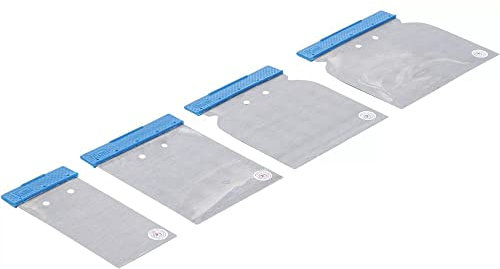 OC-PRO Jeu DE 4 SPATULES Carrossier en Acier, Couteau Mastic 50-80-100-120