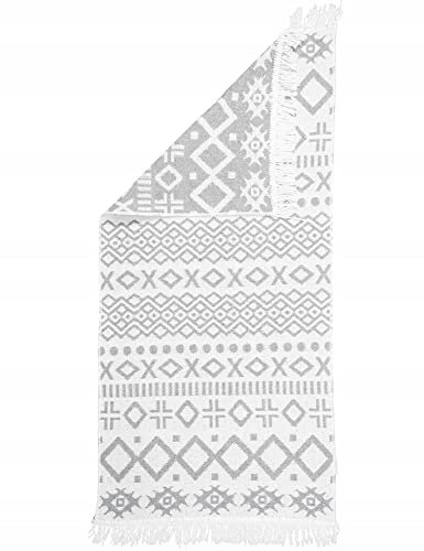 e-floor - Teppich - Fransenteppich - Boho-Stil Fransenteppich - Wohnzimmerteppich - Schlafzimmerteppich - angenehm zu berühren - 60x120 cm