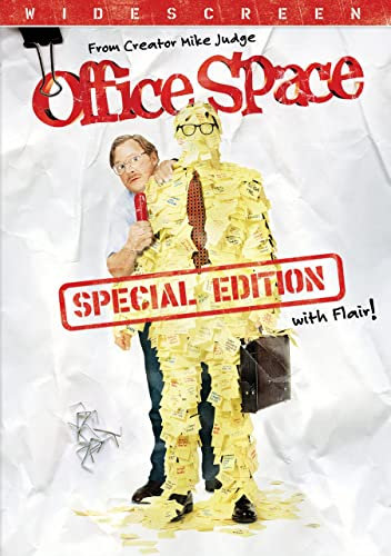 OFFICE SPACE 1999 5 A1 Poster on Canvas - Filmkunstposter in verschiedenen Größen für Wohn- oder Schlafzimmerideen. Randlose Kultfilmbilder, klassische ikonische 70er, 80er, 90er Jahre, Vintage-Retro