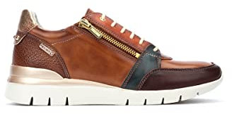 Pikolinos Deportivos en Cuero CANTABRIA para Señora Color Brandy