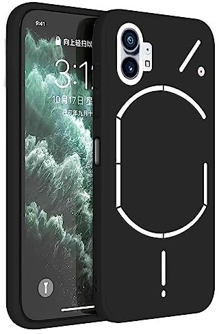 Topme Handyhülle Hülle Fur NothingPhone (1) / NothingPhone 1 (6.55 Inches) Case Schutzhülle, Hautschutz Aus TPU Silikonhülle - Schwarz