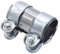 SHLPDFM Abrazadera doble para tubo de escape, diámetro 50 mm x 95 mm