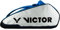 VICTOR Schlägertasche Doublethermobag Badminton Tennis Squash Tasche, Blau/Weiß