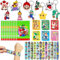 44 Stück Mari Party Gastgeschenke Kinder, Geburtstag Mitgebsel Set mit Schlüsselanhänger Schnapparmband Geschenktüten Make A Face Aufkleber für Junge Mädchen Kindergeburtstag Weihnachten Geschenke