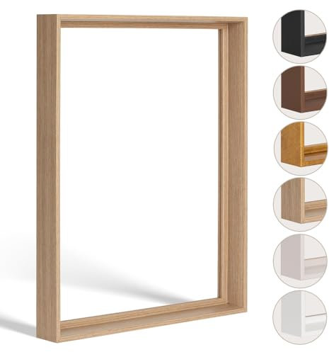 Haak Schattenfugenrahmen Flora in Eiche Natur (Dekor) 18x24cm