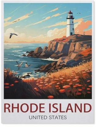 Rhode Island，1000 Piece Puzzles Für Kid Adult Toy Geschenk DIY Game（38x26cm）-AY73