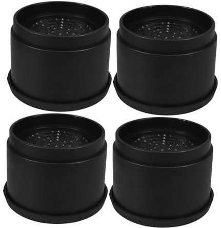 JEWEDECO 4stücke Stapelbare Möbelheber Mit Einstellbarer Höhe rutschfeste Möbelerhöhungen Für Sofa Bett Und Tisch Schwerlast-möbelunterlagen Für Stabilen Halt