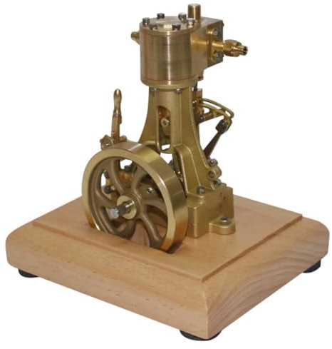 ToyGhillied Steam Engine That Runs, Mini Engine Model for Adults, 1.85CC Engines Models Single Cylinder, Vintage Decor, Cool Science Gadgets, Mechanical Engineering Gift (RTR)