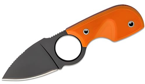 Neck Knife „Orange“ Taschenmesser - Outdoor Jagd Feld Messer inkl. Kydex-Scheide