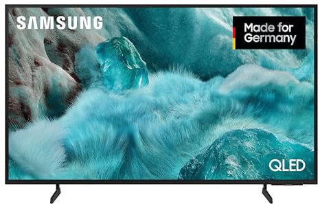 Samsung QLED Q7F2 4K 55 Zoll (138 cm) UHD Fernseher, Q4 AI Prozessor, Quantum Dot für Reale Farben, 4K Upscaling, Knox Security, Gaming Hub, Kostenlose Inhalte, Samsung Vision AI Smart TV