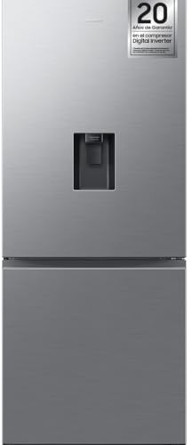 Samsung Frigorífico Combi No Frost 192cm 505L Gran Capacidad RB50DG632ES9EF | All-Around Cooling, Ancho especial de 75 cm, SmartThings AI Energy Mode, SpaceMax, Dispensador de agua sin toma