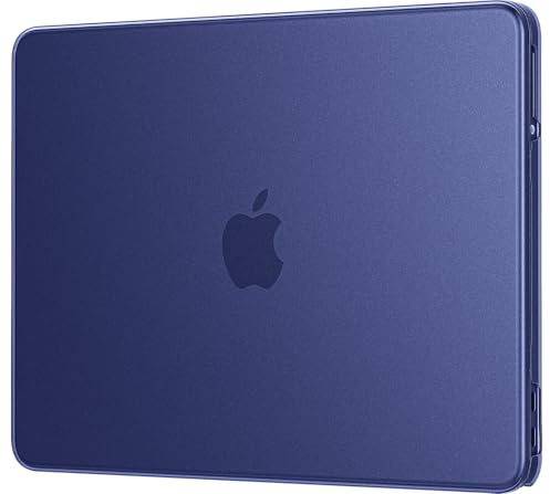 EooCoo for MacBook Neo Case 13 inch 2026 A18-Pro [100% Match] Frost Indigo | Translucent Plastic Hard Shell Compatible with Mac Neo 13 A3404, Fingerprint & Scratch Resistant, Keep Mac Colors