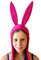 Cosplay fuchsie Fleece Hase Hut Louise Belcher