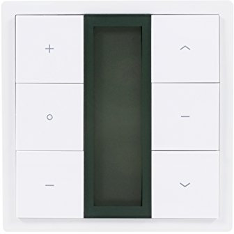 3T Funk-Zeitschaltuhr WSTF1 1-Kanal, Zeitschaltuhr Automatisierung und Schaltung von Rollladenmotoren mit LCD-Display und Wandhalter