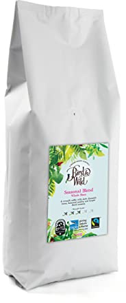 Fairtrade Organic Coffee Beans 500g - Medium Roast - Shade Grown Bird Friendly Certified - Bird & Wild Coffee - Donation to RSPB - Strength 3-100% Arabica