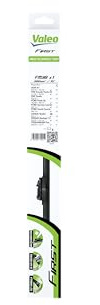 Valeo First Wiper Blade FM38 - Front - 380 mm - 1 Blade | Compatible with: Audi A1, A1 Sportback, Fiat 500L, Grand Punto, Linea, Panda, Panda Van, Punto Evo, Punto Box/Hatchback