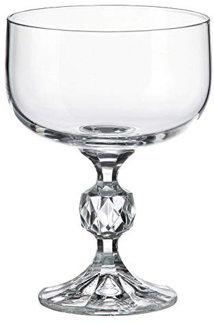 Bohemia Klaudie Crystal Champagnergläser, 200 ml, 6 Stück