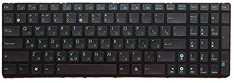 Parti di Ricambio Tastiere Tastiera RU for ASUS K52 k53s X61 N61 G60 G51 MP-09Q33SU-528 V111462AS1 0KN0-E02 RU02 04GNV32KRU00-2 V111462AS1 (Nero) Accessori per Notebook (Colore : Black)