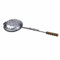 Orso Chef - Sartén perforada para castañas de 22 cm. - Giratoria abatible pesada de hierro antideslizante para fuego, brasas, quemadores o quemadores de gas, excelente para caldarrostes, almendras