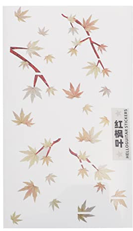 Gitarrenaufkleber Gitarre Inlay Aufkleber Bass Abziehbilder: DIY Gitarre Hals Griffbrett Aufkleber Finkboard Anmerkungs Etikett Für Saited Instrument Ahornblatt Griffbrett Sticker