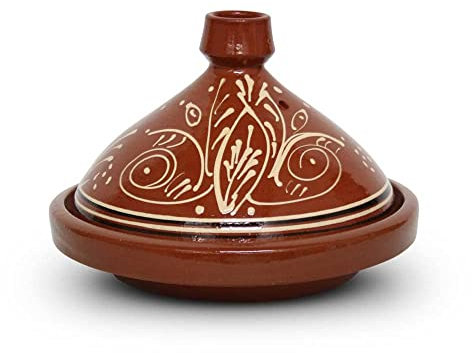 Tajine marocain avec motif boule Ø 30 x 22 cm | Safaary