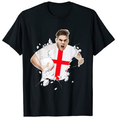 England Rugby Union Jersey 2019 Fan-Set Englische Fans T-Shirt