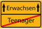 INDIGOS UG - Ortsschild - Teenager - Erwachsen - Ortsschild - Spruch - Ortsschild Design Deko Geschenkidee - Türschild - Büro - Party