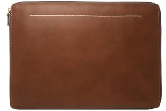 Fossil Herren Leder Laptop Folio für Herren, Westover Brown, Einheitsgröße