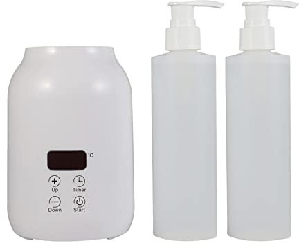 Milageto Riscaldatore di Olio per Bottiglia Singola, Scaldabiberon per Olio Riscaldato Strumenti per Uso Domestico, Riscaldamento Rapido Multiuso, Riscaldatore, Bianco