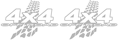 4x4 Off Road Allrad Auto Aufkleber, 2 Stück Autoaufkleber Tuning Aufkleber Personalisierter Aufkleber Grafik Auto Karosserie Körper Aufkleber wasserdichte Auto Emblem Sticker Auto Racing Aufkleber