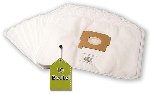 10 Staubsaugerbeutel kompatibel mit Fakir Art.-Nr.: 3604003, 10 Staubbeutel + 1 Mikro-Filter ähnlich Original Staubsaugerbeutel Fakir 2022 804, 2026 804