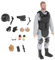 JISADER Realistisches Polizeisoldaten-Modellset. Modellsoldaten im Maßstab 1:6, Actionfigur, Actionfiguren-Spielset, GRAU