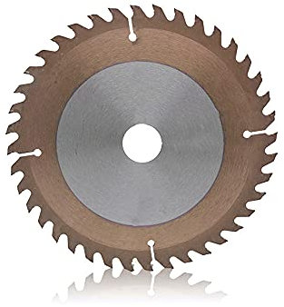 Bronze TCT Woodworking Alloy Circular Saw Blade Multifunctional Carbide Cutting Disc for Miter Saw, Table Saw(6 150mm x 40T)
