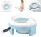 HuBorns - Pot Pliable Enfant Voyage Facile à Transporter avec 10 Sacs Inclus, Pot Portable Enfant Voyage Confortable et Sûr, Reducteur Toilette Enfant pour l'Apprentissage Facile de la Propreté