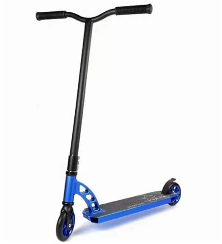 ZenXstotore Pro Stunt-Scooter für Erwachsene, Kinder, Jugendliche, Trick-Scooter für Profi-Roller für Kinder, ultimative Leistung für Sate Skate Park Scooter, Titan, Stahl, Aluminium, kombiniert Blau